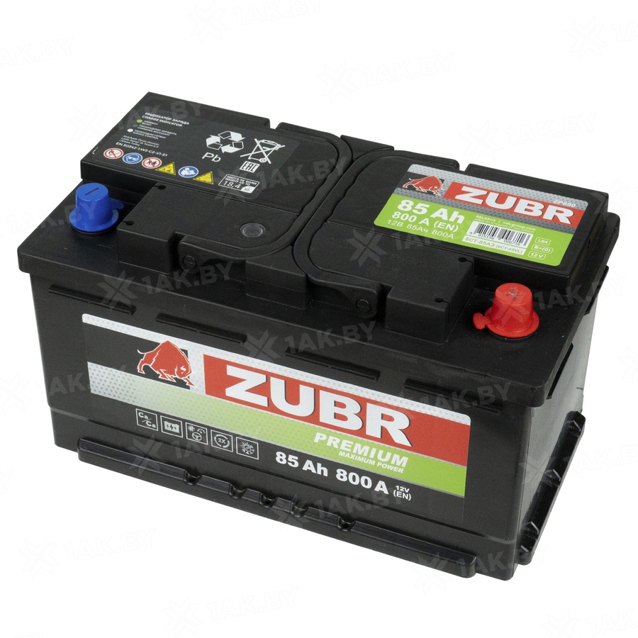 Аккумулятор ZUBR PREMIUM 85A/h 800AR+ арт. УК-00033006 