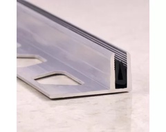 Уголок алюминиевый с резиновой вставкой под Т-образный профиль 10 мм 