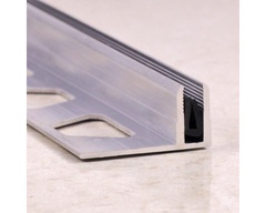 Уголок алюминиевый с резиновой вставкой под Т-образный профиль 12 мм 