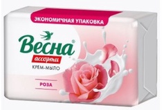 Крем-мыло ВЕСНА "Роза" 300 гр. (4х75 гр.)
