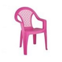 Кресло  детское "Плетенка"(розовый)