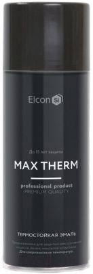 Эмаль термостойкая ELCON темный шоколад 0,52 л аэрозоль 
