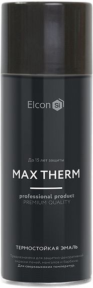 Эмаль термост. ELCON коричневая 0.52л аэрозоль 