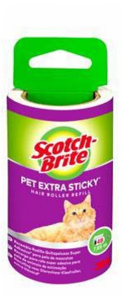 Сменный блок для ролика Scotch-Brite для чистки одежды от шерсти животных, 48 листов
