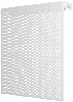 Экран 7-х секционный декоративный металлический белый арт. 7ДМЭР 