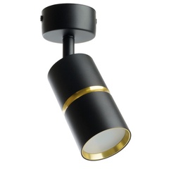 Светильник настенно-потолочный под лампу GU10 ML1861 ZEN черный золото арт.48641 