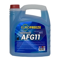 Жидкость охлаждающая низкозам. Antifreeze Eurofreeze AFG 11 синяя 4.2 л 