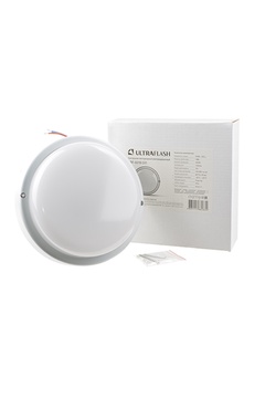 Ultraflash LBF-0318  C01 (Св-к LED влагозащищённый, 18 Вт, IP54, 220В, круг)