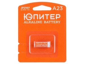 Батарейка A23 12V alkaline 1шт. ЮПИТЕР