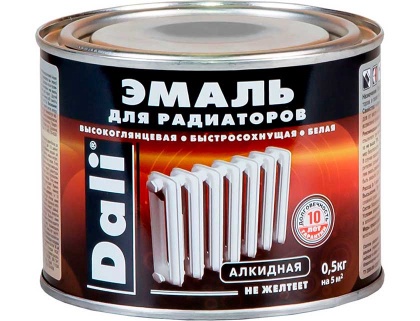 Эмаль для радиаторов алкидная Дали рогнеда 500г арт. 02_0193824 