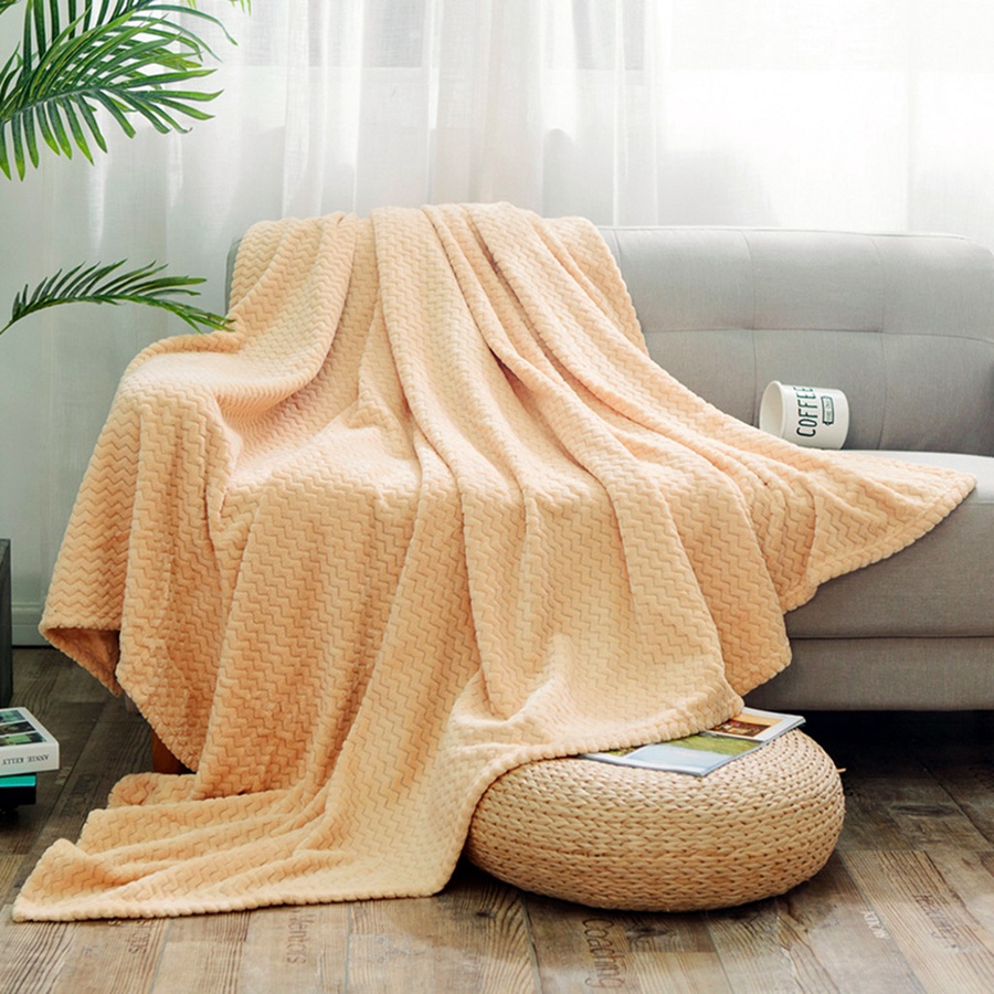 Плед (покрывало) п/э Зигзаг золотая дымка велсофт Royal Plush 150х200см арт. 61098 ПВ-150 Россия