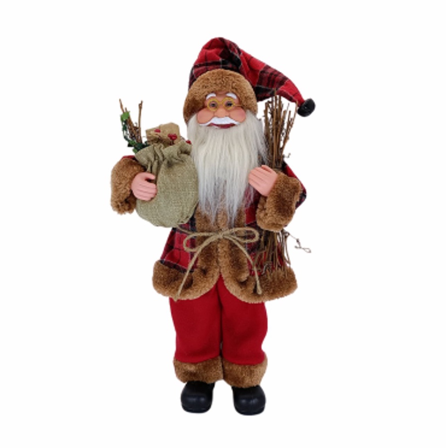 Фигурка новогодняя Classic Santa, арт. HE2209B-430.