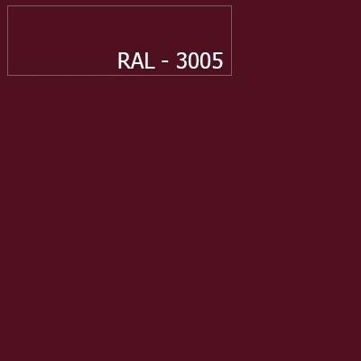 Лист плоский Эконом-Пэ-RAL3005 бордовый 2,5х1,25м 