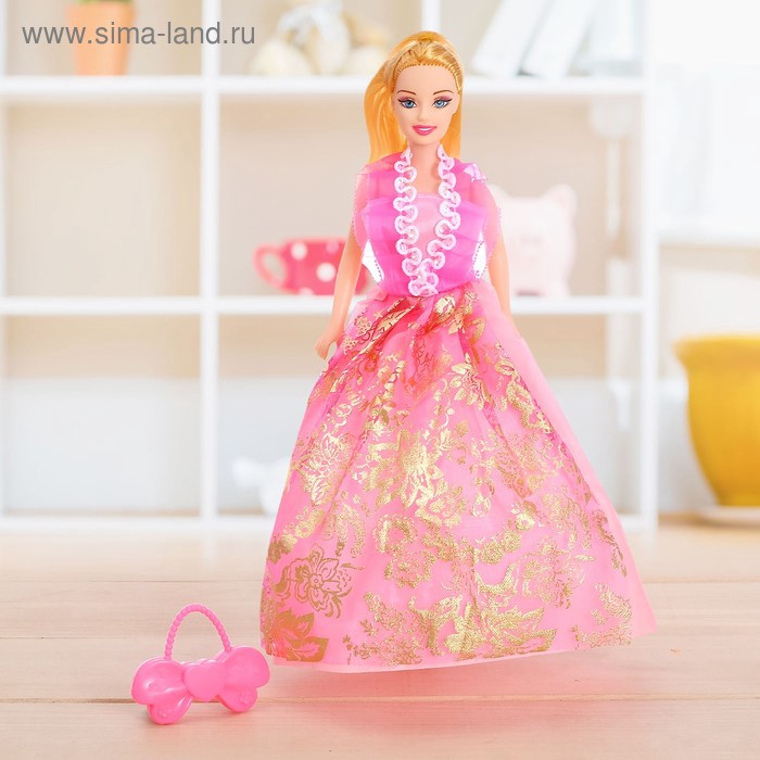 Кукла модель "Милена" в пышном платье, с аксессуарами, МИКС 3036096 