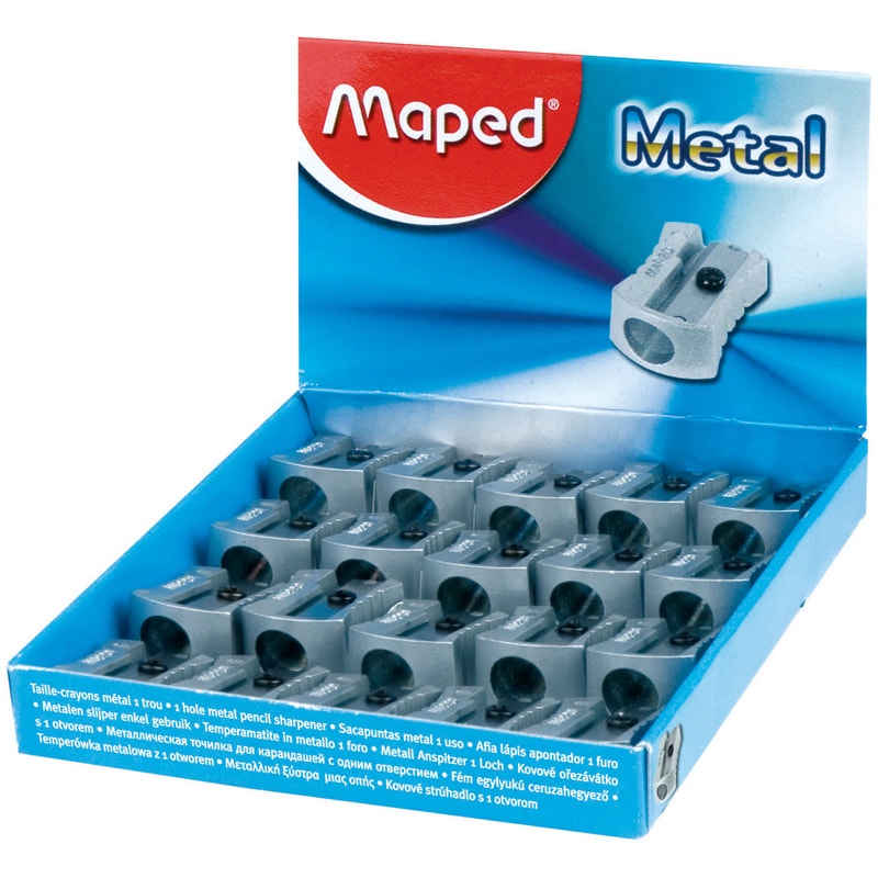 Точилка металлическая Maped "Metal", 1 отверстие