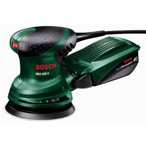 Шлифмашина эксцентр. BOSCH PEX 220 А в кор. 