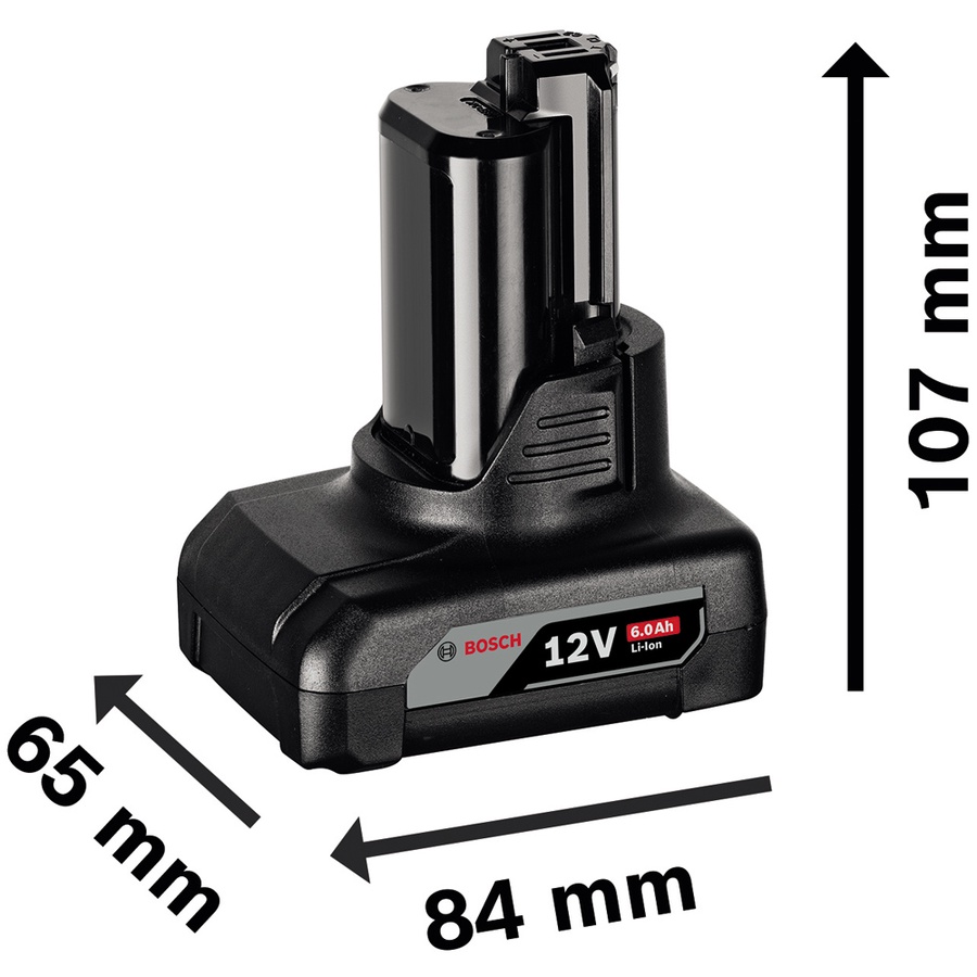 Аккумулятор GBA 12 V 6.0 Ah Professional BOSCH арт. 1600A00X7H