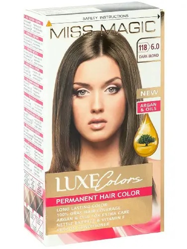 Краска для волос Miss Magic LUXE COLORS т.118/6.0 Болгария