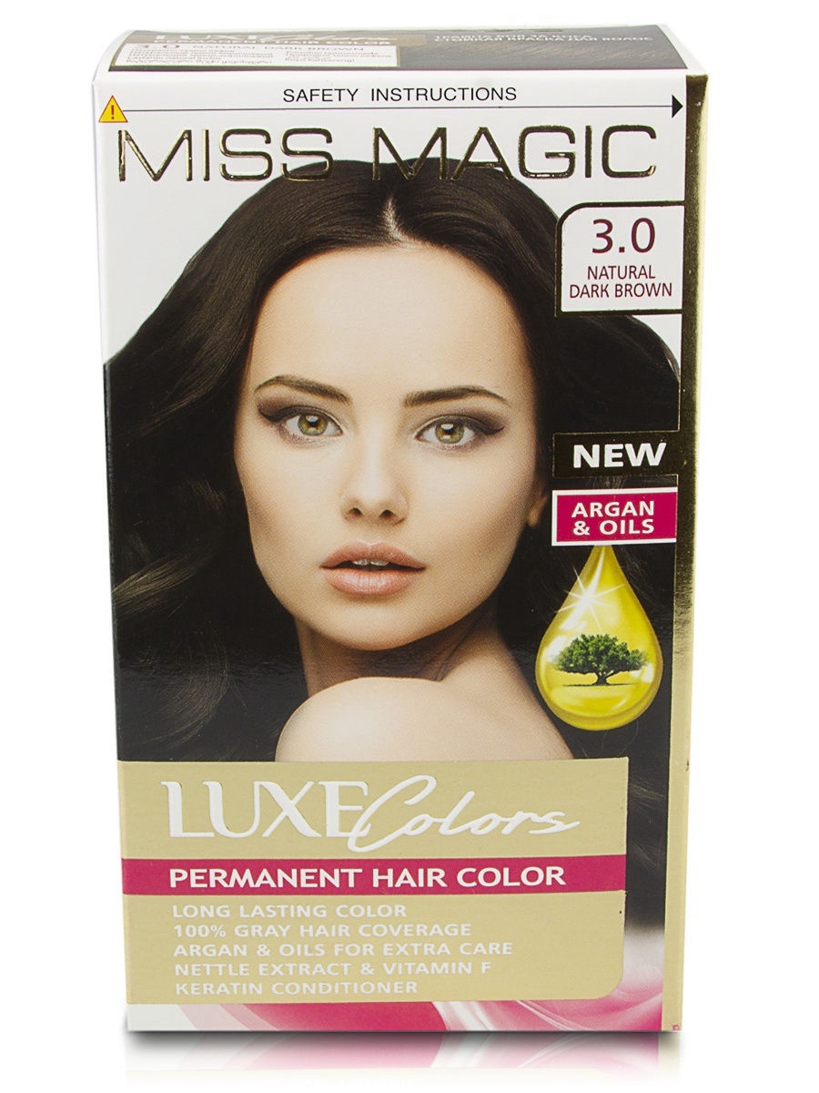 Краска для волос Miss Magic LUXE COLORS т.3.0 Болгария