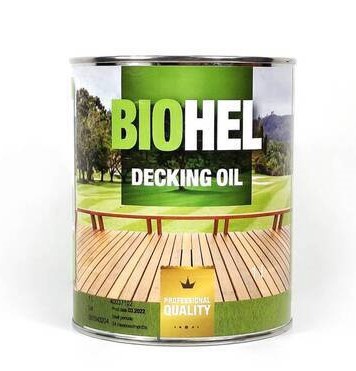 Масло террасное BIOHEL DECKING OIL 1л арт.40037102 Словения