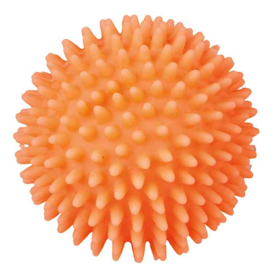 Игрушка "TRIXIE" для собак "Мяч игольчатый ", с пищалкой, диам. 7 см, винил, цвет в асс.