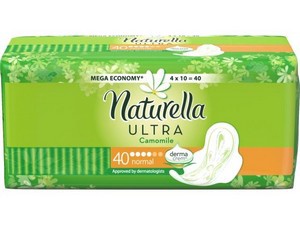 NATURELLA Ultra Женские гигиенические прокладки ароматизированные Camomile Normal Quatro 40шт