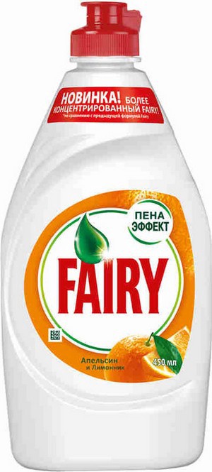 Средство FAIRY для мытья посуды Апельсин и лимонник 450мл