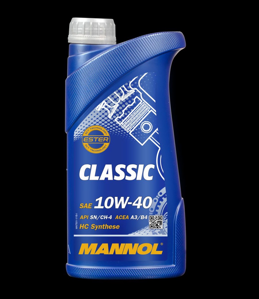 Масло моторное MANNOL Classic 10W-40 SN/CH-4 ESTER 1л