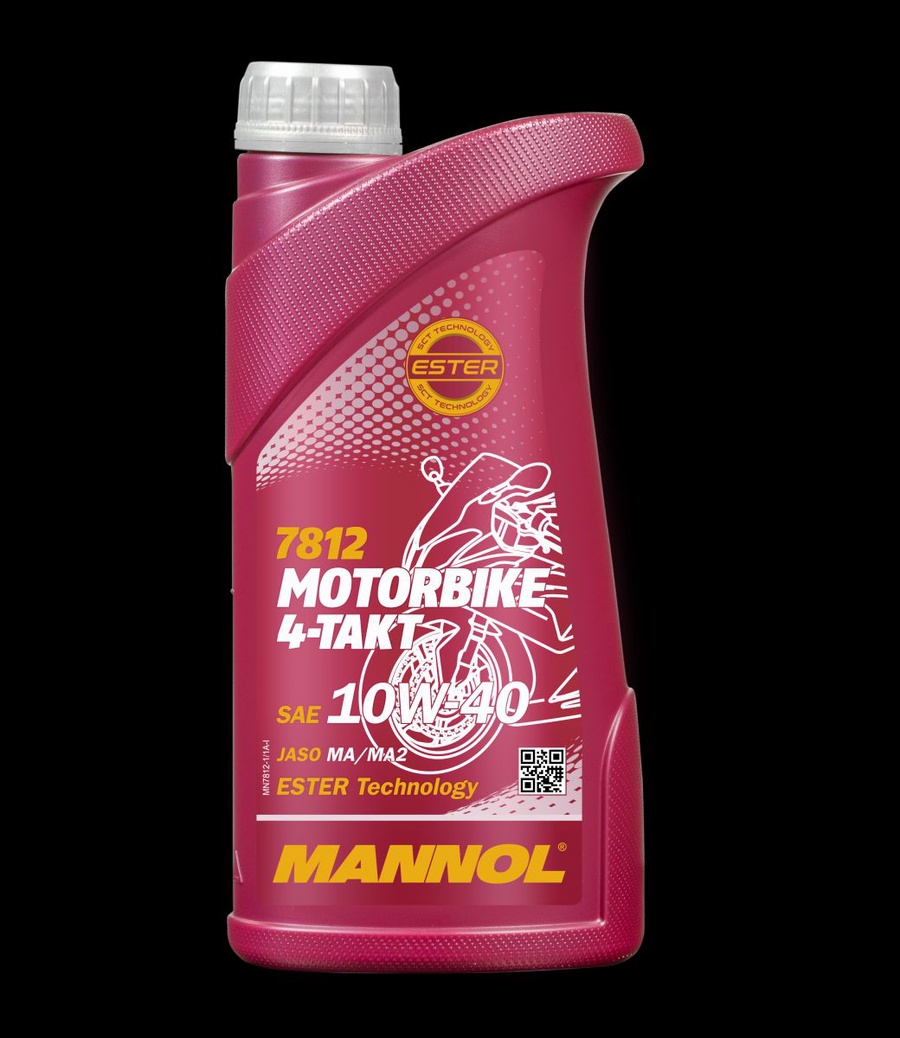Моторное масло Mannol 4-Takt Motorbike 7812 10W-40 1л.