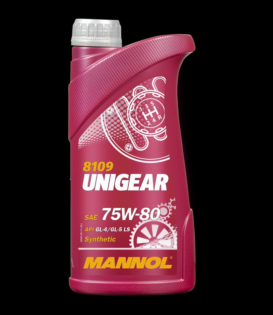 Масло трансмиссионное MANNOL 8109 Unigear 75W-80 GL-4/GL-5 LS 1л