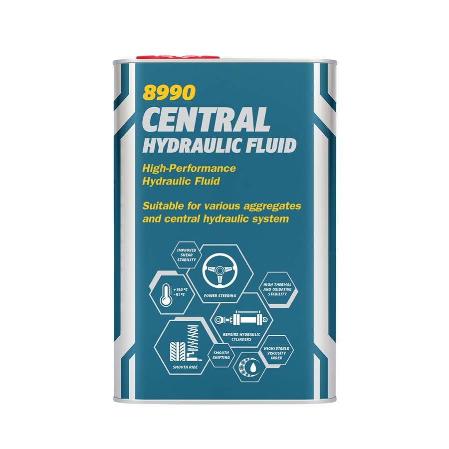 Гидравлическая жидкость MANNOL Central Hydraulik Fluid CHF 8990 1л METAL