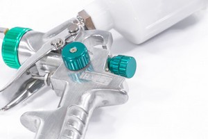 Краскораспылитель AG 810 HVLP, гравитационный, сопло 0,8 мм и 1 мм Stels