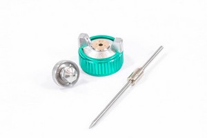 Краскораспылитель AG 810 HVLP, гравитационный, сопло 0,8 мм и 1 мм Stels