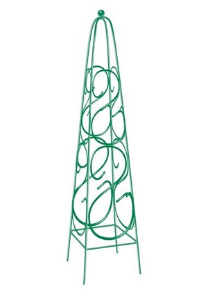 Пирамида садовая декоративная для вьющихся растений, 112,5 х 23 см, квадратная Palisad