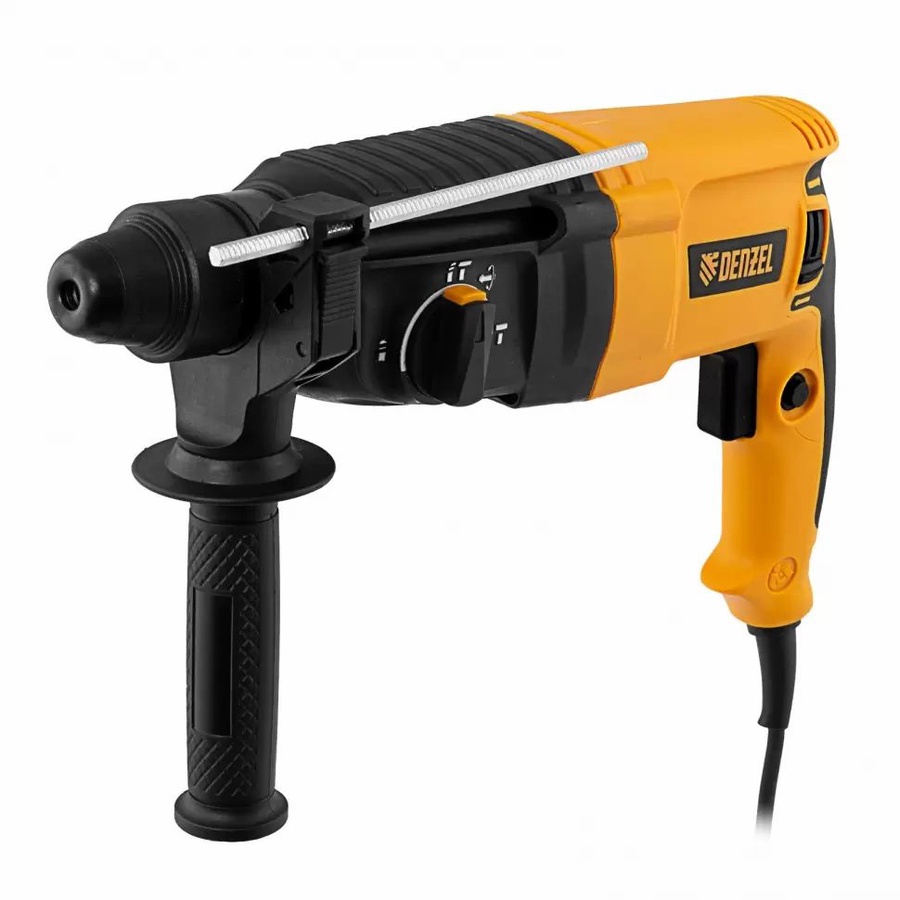 Перфоратор электр. Denzel RHH-800-26 SDS-plus 800 Вт 3 Дж 3 плюс 1 режим арт. 26607 
