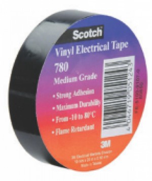 Лента изоляционная 3M Scotch 780 ПВХ (19мм*20м) черная