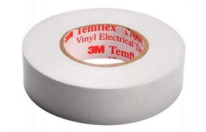 Лента изоляционная 3М Temflex 1300 ПВХ (19мм*20м) белая