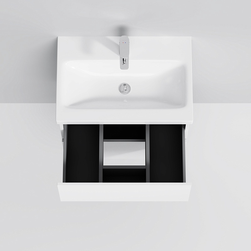 Тумба под умывальник push-to-open, 60 см, подвесная, AM.PM Gem M90FHX06022WG 