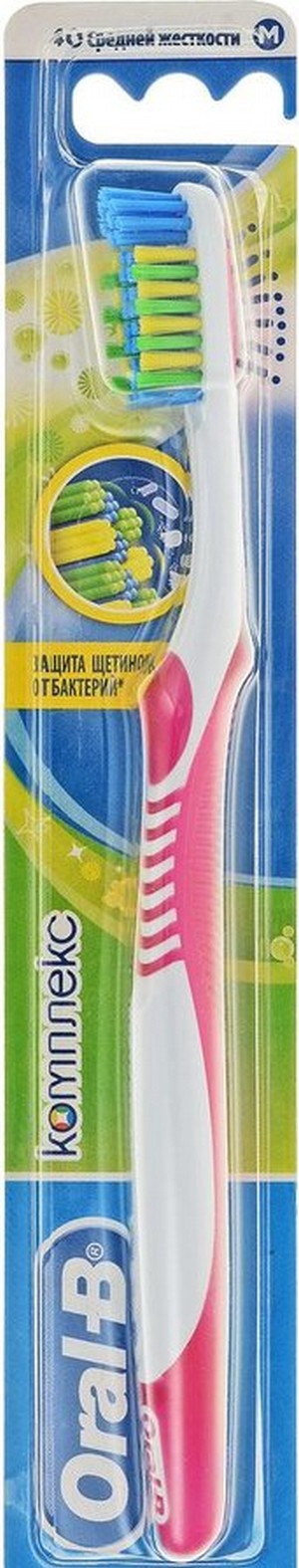 ORAL_B З/щ Комплекс Антибактериальная защита щетинок 40 сред 1шт