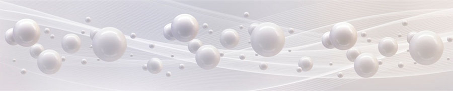 Интерьерная панель "Абстракция №25 шарики" 3000х600х1,5 мм. на основе АВS-пластика ЛАК