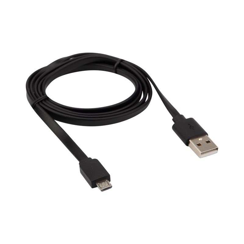 Кабель USB-micro USB PVC REXANT черный 1 м. 2.4А арт. 18-4270 