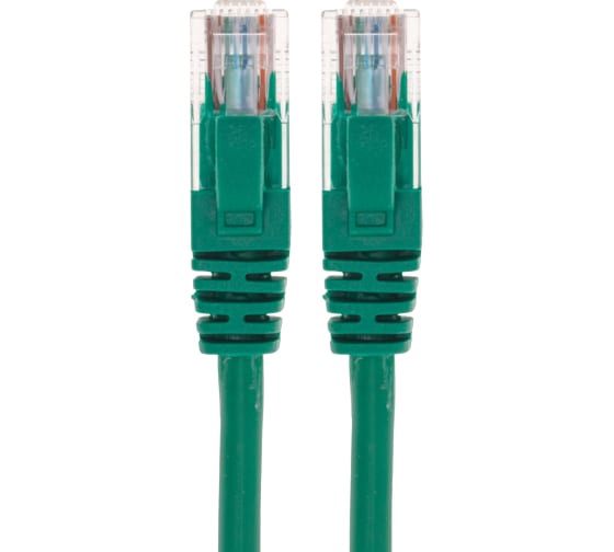 Патч-корд REXANT U/UTP, CAT 5e, RJ45-RJ45, 26AWG, LSZH 1 м зеленый арт. 02-0106-1 