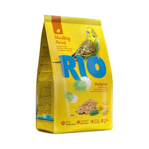 Корм для волнистых попугайчиков RIO в период линьки, 500 г.