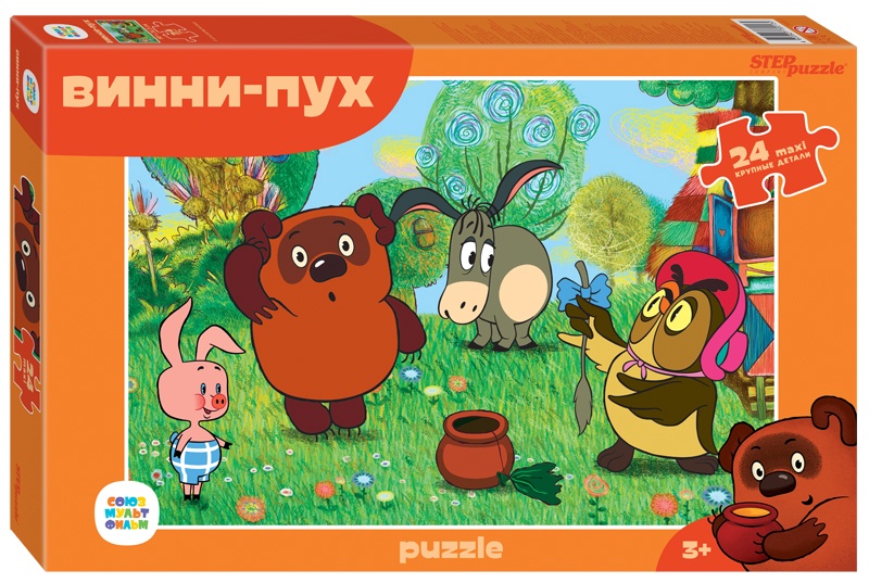 Мозаика puzzle maxi 24 "Винни Пух new" С/м