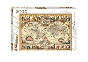 Мозаика "puzzle" 2000 "Историческая карта мира" 84003