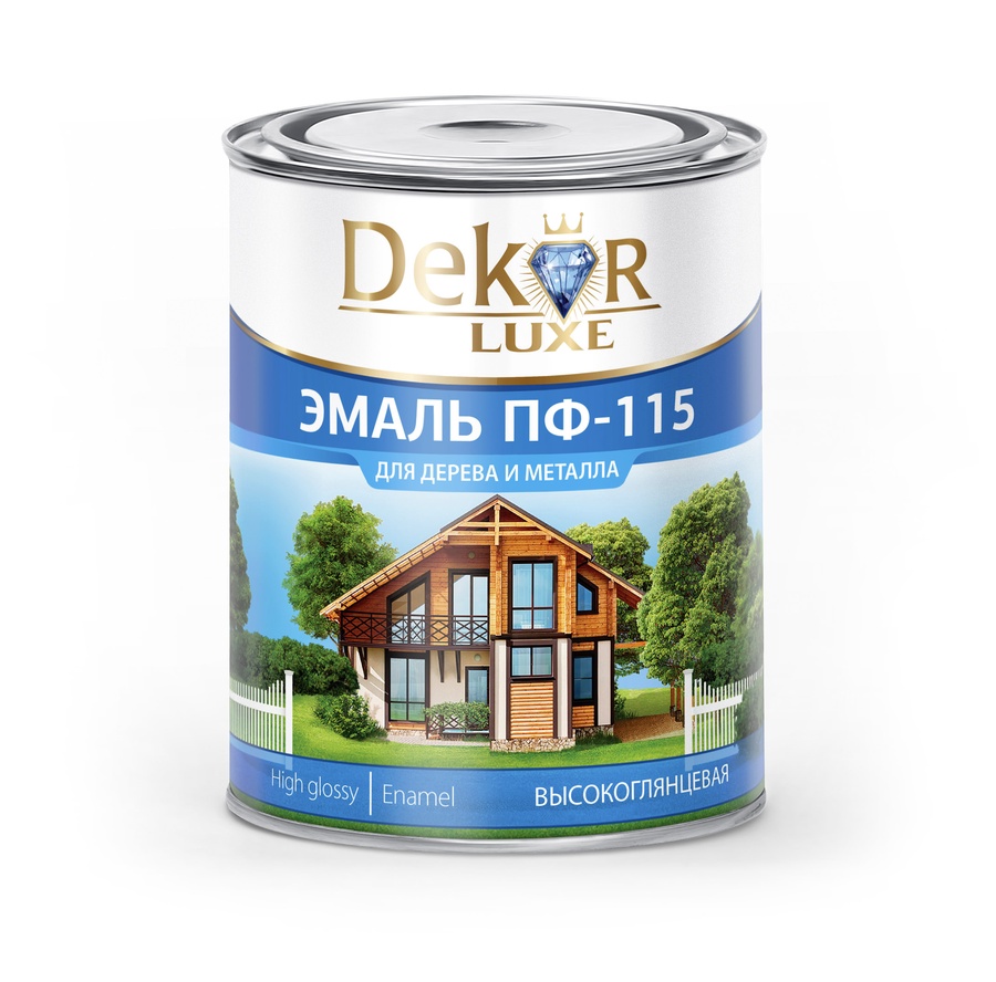 Эмаль алкидная DEKOR GOLD ПФ-115 бежевая 1.8кг 