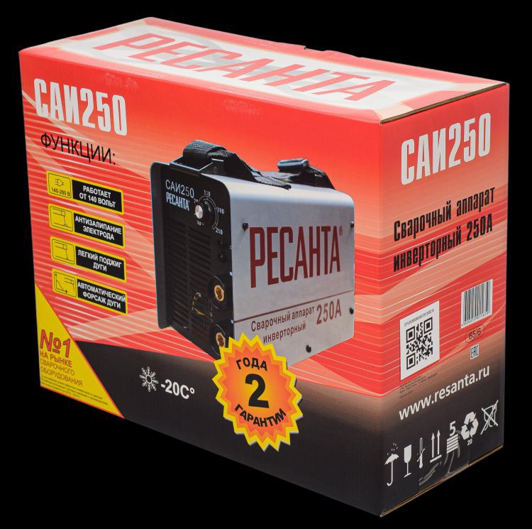 Инвертор сварочный РЕСАНТА САИ-250  арт. 65/23 