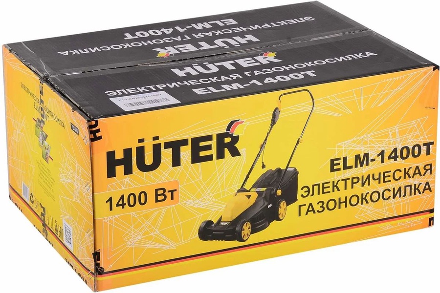 Газонокосилка электрическая HUTER ELM-1400Т арт. 70/4/6 