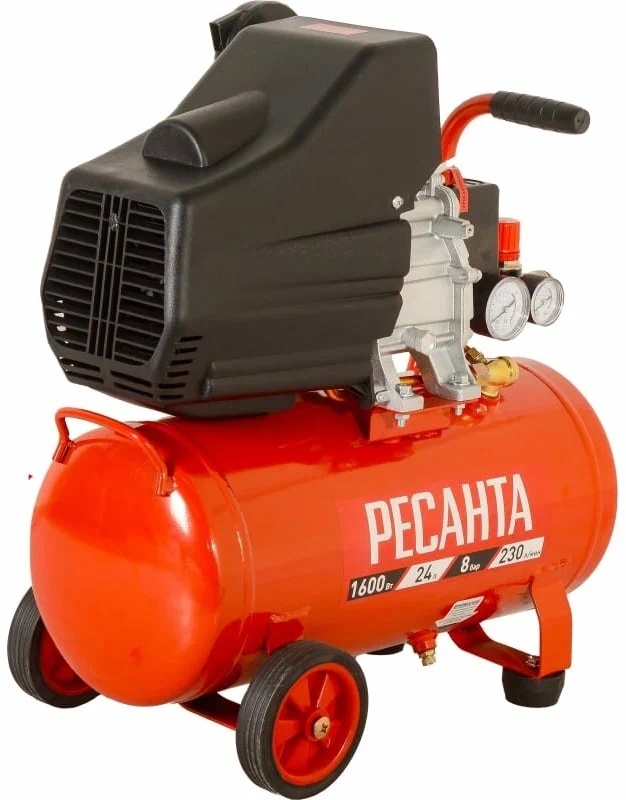 Компрессор поршневой Ресанта А КП-24/230М 24 л./230 л. арт. 74/7/1 
