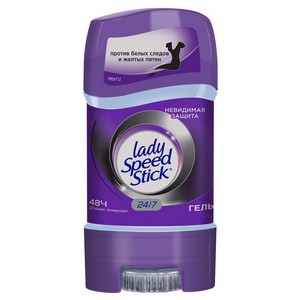 Lady Speed Stick 24/7 Невидимая защита гель 65г